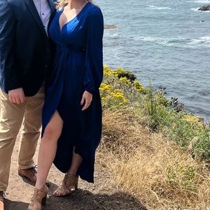 Cobalt blue dress. Worn once to wedding.